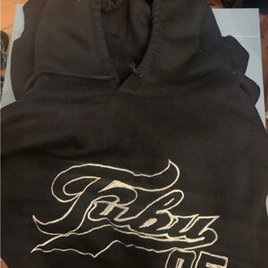 FUBU Black Hoodie with White Logo